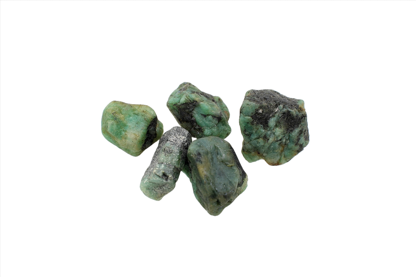 Natural, Hand-Selected Emerald Rough Stone Individual Pieces