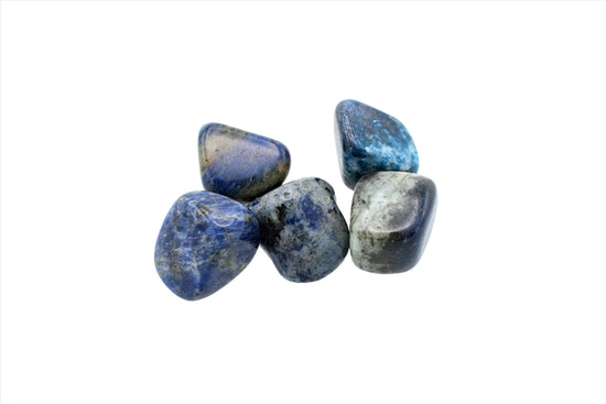 Natural, Hand-Selected Sodalite Tumbled Stone Individual Pieces