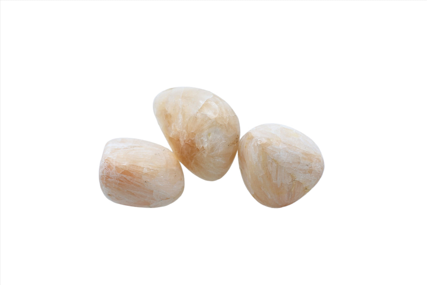 Natural, Hand-Selected Stilbite Tumbled Stone Individual Pieces
